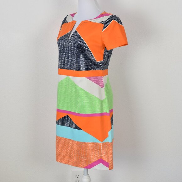 Trina Turk Lincoln Road Museum Short Sleeve Dress - 2 - Picture 3 of 8